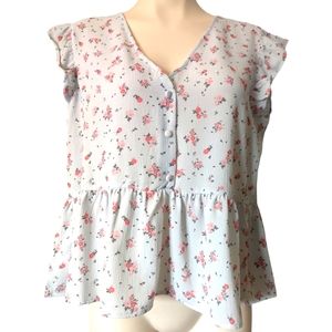 Women's | Floral Print Top | XL